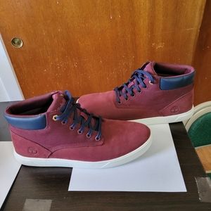 Timberland Red Chukka Sneakers, Men's 9.5